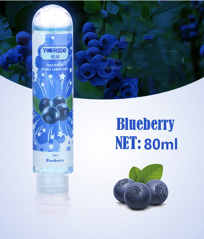 Water soluble fruit flavored lubricant