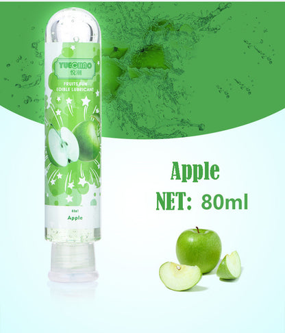 Water soluble fruit flavored lubricant