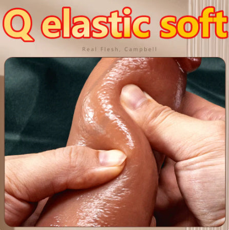 ThrustPro Electric Silicone Dildo - Ultra-Realistic, Super Soft, Flesh-Toned